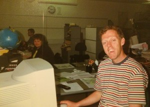 Björn Persson och Eli Åhman i bakgrunden.