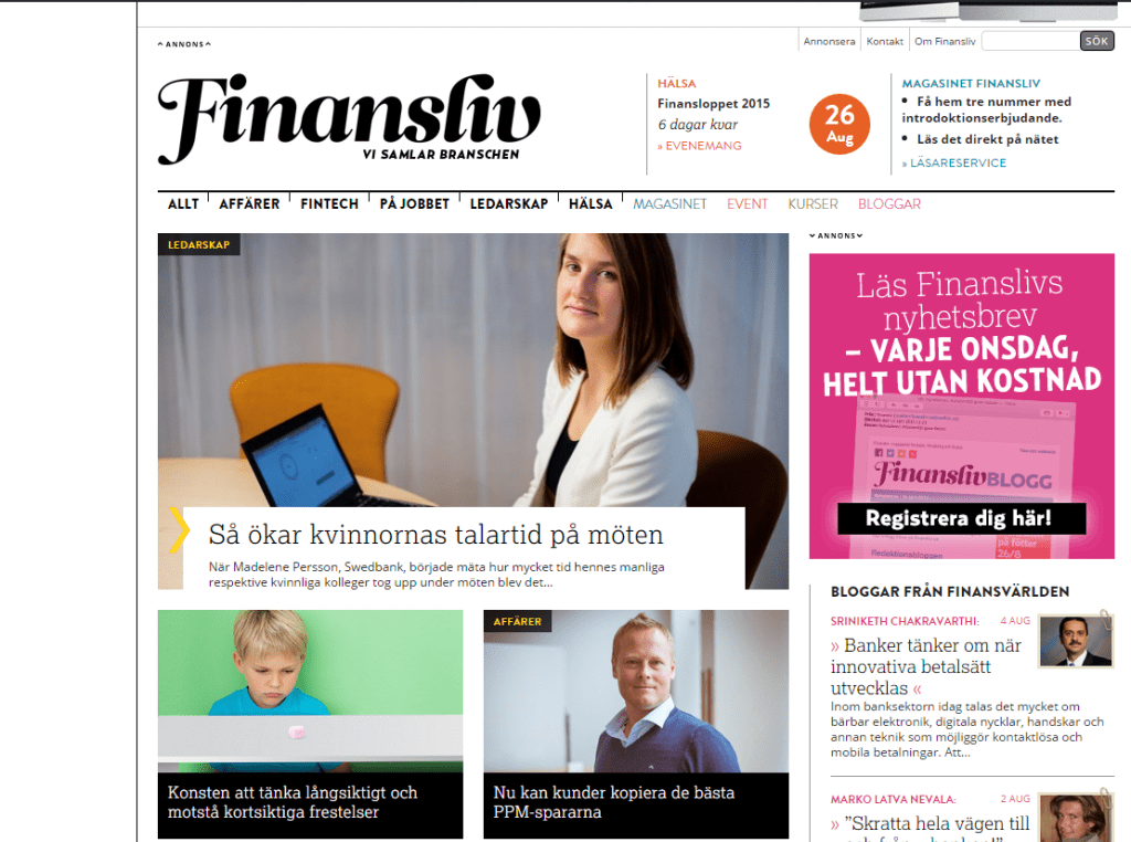 Finansliv.se integrerar event och&nbsp;webbinnehåll